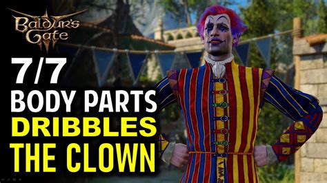 bg3 find dribbles the clown|Where to Find All 7 Pieces of Dribbles the Clown in.